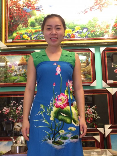 Mẫu thêu áo dài đơn giản 'Mẫu thêu hoa 11' Mẫu thêu áo dài đơn giản 'Mẫu thêu hoa 11'