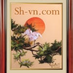 Birds-hand-embroidery-Happy birds (28)= - SHVN 2028 - 50cm x 115cm (2)