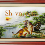 Eight-horses-hand-embroidery-Tiger 37=-SHVN 1137