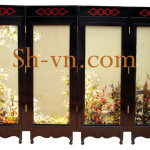Four-season-Hand-embroidery-Curtain of rose (88) = - SHVN 2188 - 108 x 128cm