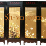 Four-season-hand-embroidery-Curtain of Sunflower Wild 86 = - SHVN 2186 - 108 x 128cm