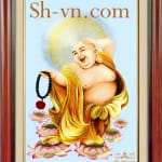 Hand-embroidered-Self-Portrait-The gods - Maitreya 15=-SHVN 2215- 80cm x 60cm