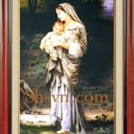 Hand-embroidered-self-Portrait-Self Portrait - Mother of God (11) - SHVN 2211 - 50cm x 70cm (2)
