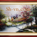 Hand-embroidery-Dream Spring 71= - SHVN 2171 - 40cm x 60cm.) (2)