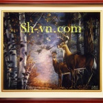 Hand-embroidery-Garden of eden (60)= - SHVN - 1160 -80 x 140cm (2)