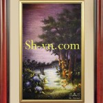 Hand-embroidery-Landscape 33= -SHVN 2133 -100cm x 55cm (2)