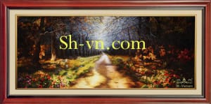 Hand-embroidery-Landscape 34=-SHVN 2134- 125cm