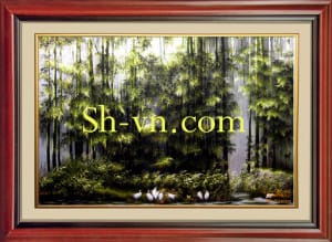Hand-embroidery-Landscape 37= - SHVN 2137 - 50cm x 70cm (2)