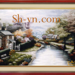 Hand-embroidery-Memories still in my life (26)=- SHVN 2126 - 60cm x 80cm. (2)