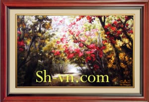 Hand-embroidery-designs-Landscape 57- SHVN 2157 - 60cm x 90cm. (2)