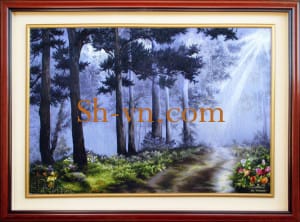 Hand-embroidery-designs-Landscape 65=- SHVN 2165 - 70cm x 90cm. (2)