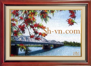 Hand-embroidery-pictures-Landscape 03= - SHVN 2003 - 45cm