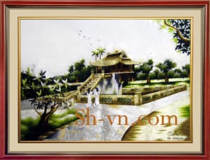 Hand-embroidery-pictures-Pillar Pagoda (2000)= - SHVN 2000- 60cm x 70cm (2)