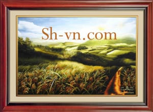 Hand-embroidery-pictures-The Fied 96=- SHVN 2096 - 60cm x 80cm