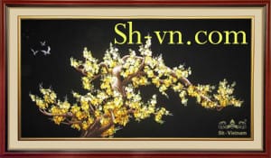 Hand-embroidery-pictures-for-sale-=Cherry-blossom 50= - SHVN 2050 - 65cm x 85cm (2)