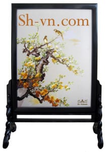 Hand-embroidery-pictures-for-sale-=Cherry-blossom 60= - SHVN 2228-60 cm x 80cm