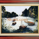 Hand-embroidery-pictures-vietnam-Hạ long bay (09)= - SHVN 2009 - 40cm x 60cm (2)