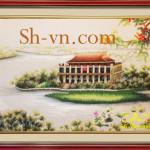 Hand-embroidery-pictures-vietnam-Hồ Chí Minh Meuseum (02)=- SHVN 1002 - 40cm x 55cm (2)
