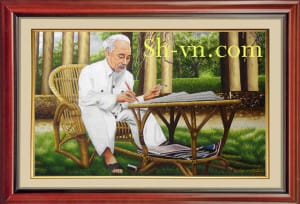 Hand-embroidery-pictures-vietnam-Hồ Chí Minh President 03=- SHVN 1003-70cm x 90cm. (3)
