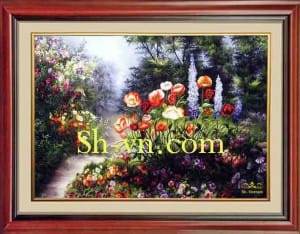 Hand-embroidery-vietnam-Landscape 56= - SHVN 2156 - 110cm x 185cm (2)