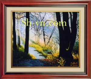 Hand-embroidery-vietnam-Landscape (58)= - SHVN 2158 - 70cm x 90cm. (2)