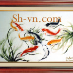Lotus-carp-hand-embroidery-Lotus-carp (84)- SHVN 2084 - 60cm x 90cm. (2)