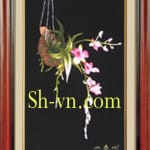 Peony-hand-embroidery-Orchids (74)= - SHVN 1074 - 60cm x 80cm (2)