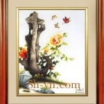 Peony-hand-embroidery-Peony (63)=- SHVN 1063 - 60cm x 80cm. (2)
