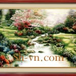 Silk-hand-embroidery-Dream Spring 25= - SHVN 1125- 85cm x 125cm (2)