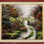 Silk-hand-embroidery-Memories still in my life (24)= - SHVN 2124- 55cm x 75cm (2)