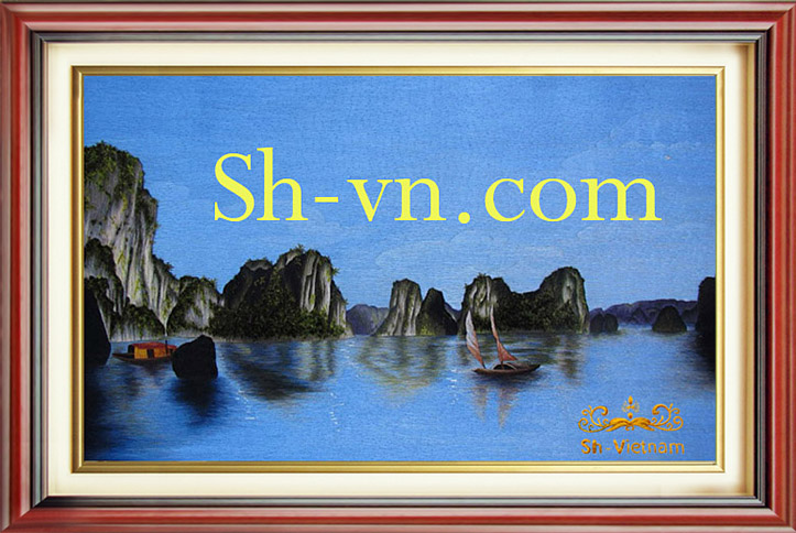 Tranh thêu tay Vịnh Hạ Long 'Vịnh Hạ Long (32)' Tranh thêu tay Vịnh Hạ Long 'Vịnh Hạ Long (32)'