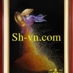 ベトナム刺繍絵＝収入が増える＝- SHVN 1007 - 60cm x 80cm (3)