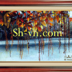 ホーチミン 刺繍絵＝景色55＝SHVN 2155 - 110cm x 185cm (2)