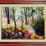 ホーチミン 刺繍絵＝景色69＝SHVN 2169 - 70cm x 85cm. (2)