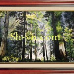 刺繍絵 ベトナム＝景色45＝ SHVN 2145 - 110cm x 160cm. (2)