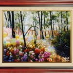 手工刺绣=风景画 69＝SHVN 2169 - 70cm x 85cm. (2)