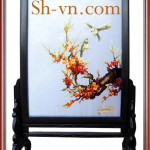 桜の刺繍＝桃の花46＝SHVN 1046- 60cm x 80cm