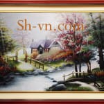 风景画手工刺绣=幸福家庭 71=SHVN 2171 - 40cm x 60cm.) (2)