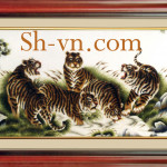 风水画手工刺绣=虎靈性 87=SHVN 2087 - 90cm x 175cm (2)