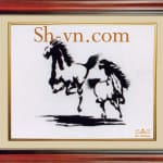 风水画手工刺绣=馬到成功 1102=SHVN 1102 - 40cm x 50cm. (2)