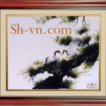 鳥 刺繍＝ベトナム刺繍 23＝SHVN 2023 - 60cm x 80cm (2)