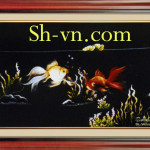 鳥 刺繍＝ベトナム刺繍 32＝SHVN 1032 - 45cm x 60cm. (2)