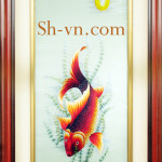 鳥 刺繍＝ベトナム刺繍 62＝SHVN 1162-40cm x 70cm.