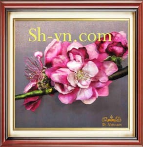 Cherry-blossom-hand-embroidery=Cherry-blossom (17)-SHVN-2517-50x50cm