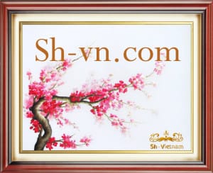 Cherry-blossom-hand-embroidery=Cherry-blossom (88)-SHVN-2388-60x70cm