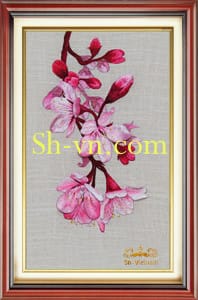 Cherry-blossom-hand-embroidery=Cherry-blossom (93)-SHVN-2393-50x70cm