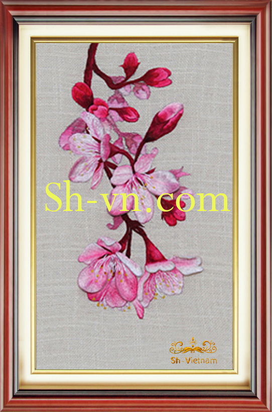 Cherry blossom hand embroidery ‘Cherry blossom (2393)’