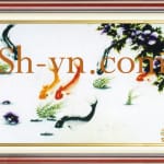 Feng-shui-hand-embroidery-Lotus and carp 69-SHVN-2369-80x100cm
