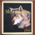 Feng-shui-hand-embroidery-Wild dog 84-SHVN-2484-70x80cm