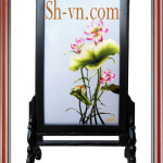 Four-season-hand-embroidery-Screen of Lotus 79-SHVN-2379-50x80cm